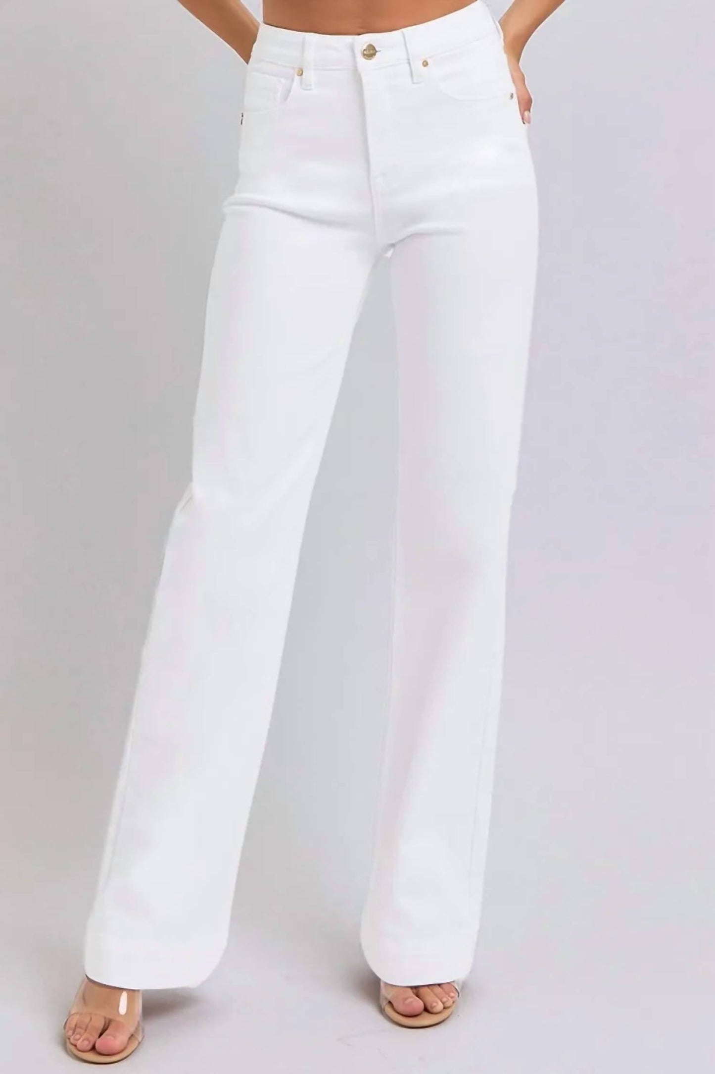 Trendsi - Risen Full Size High Waist Straight Jeans