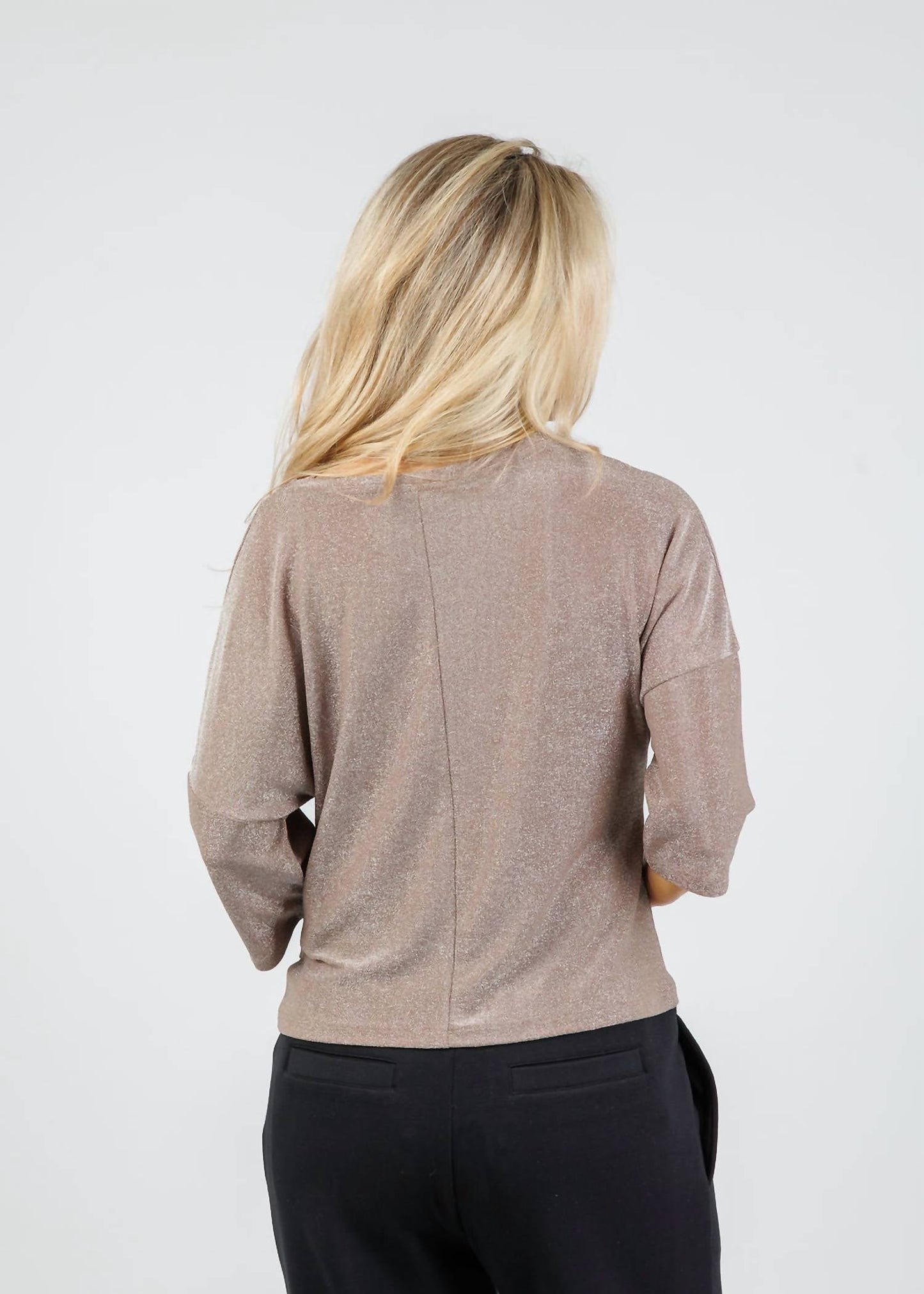 Oui - Women's Lurex Tie Top