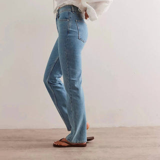 Free People - Calça Jeans Xena Slim Straight