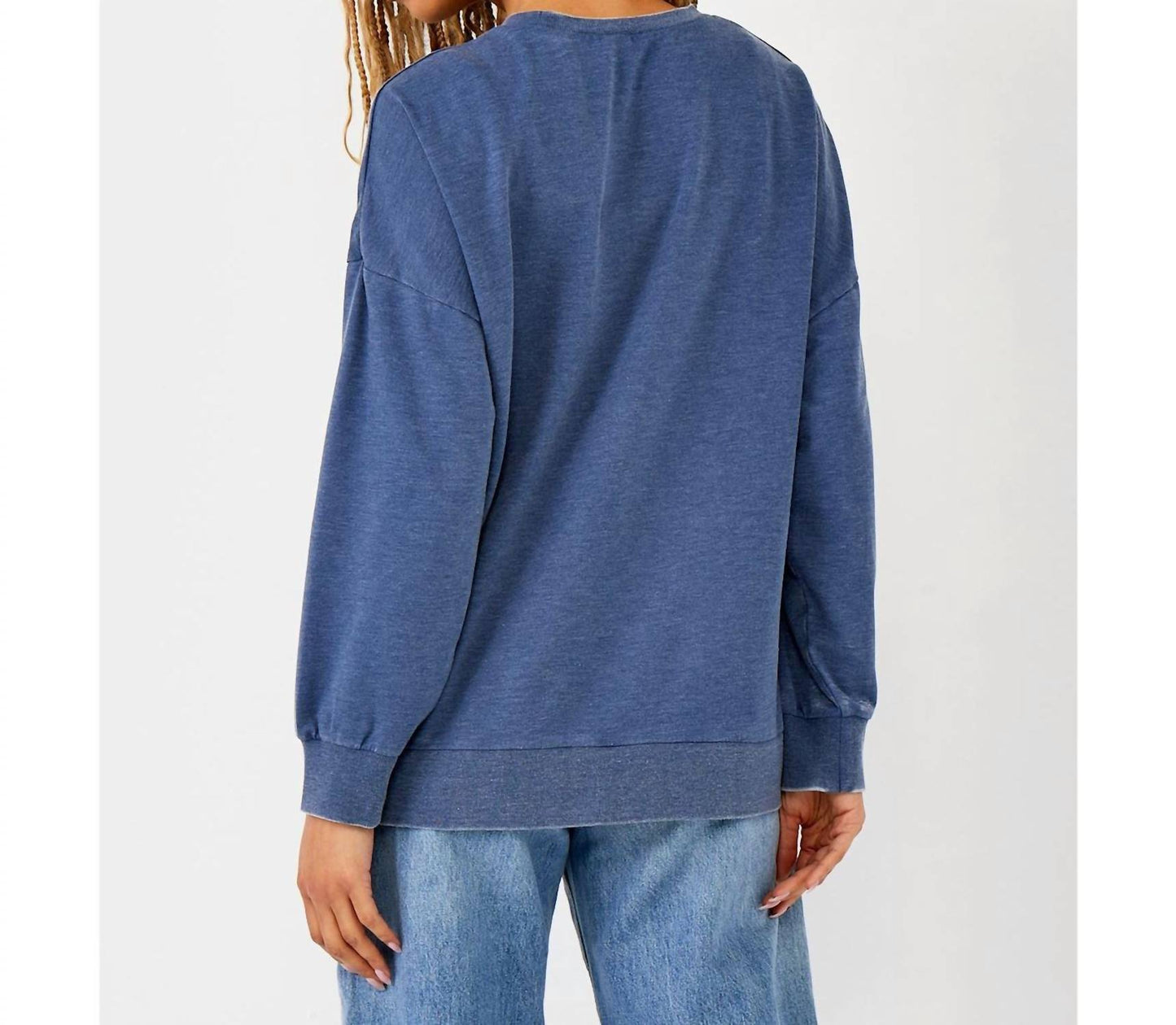 Charlie Paige - Relaxed Crew Neck Pullover - Wake & Lake