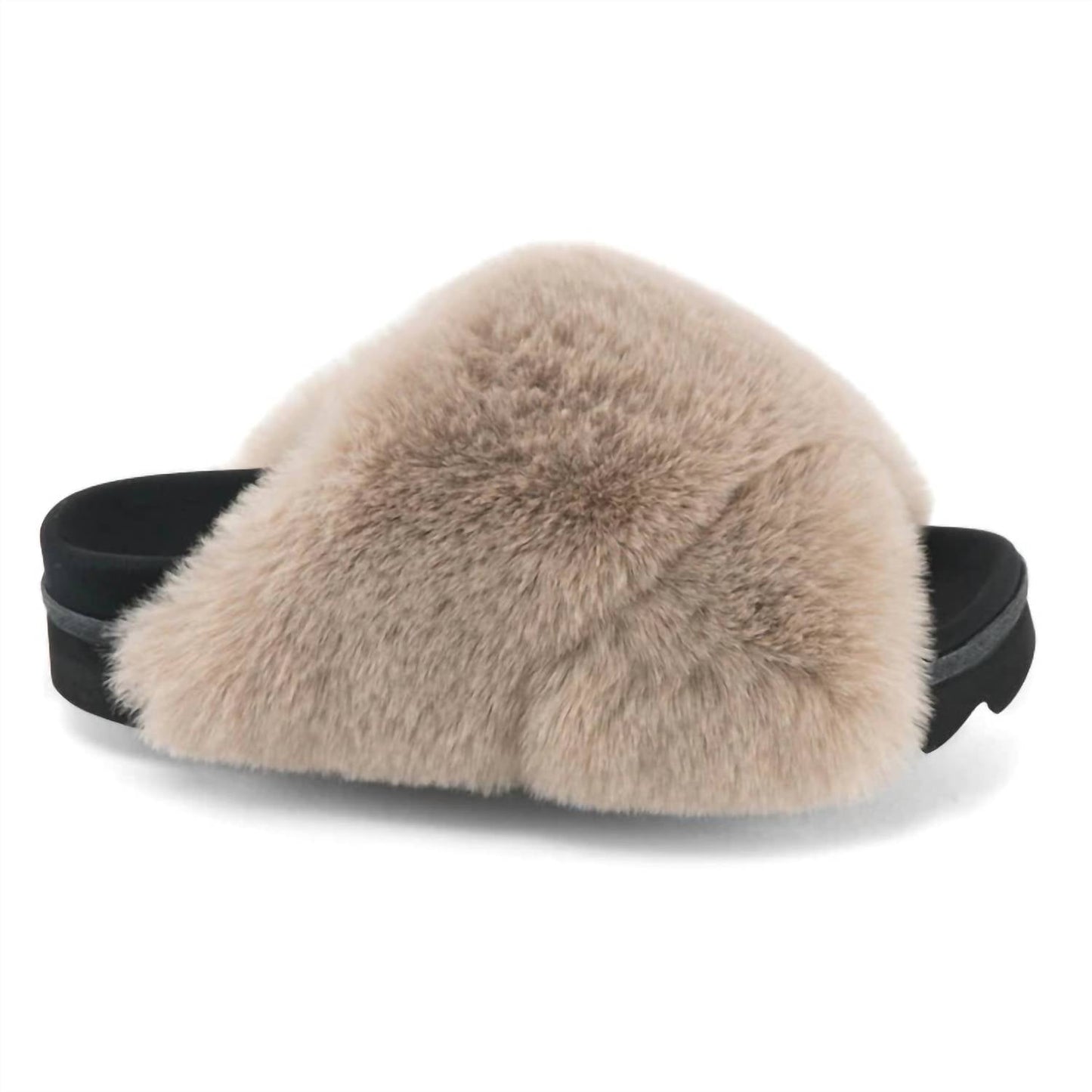 Roam - Women's Cloud Slippers With Faux Fur
