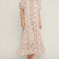 Entro - Ruffled V Neck Maxi Dress