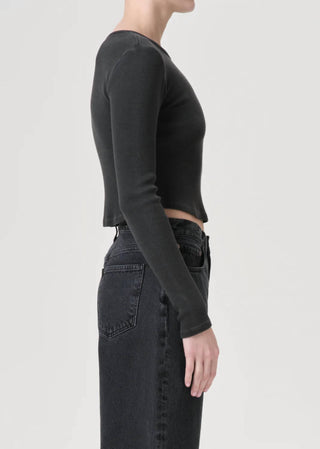 Agolde - Camiseta de manga comprida Nova