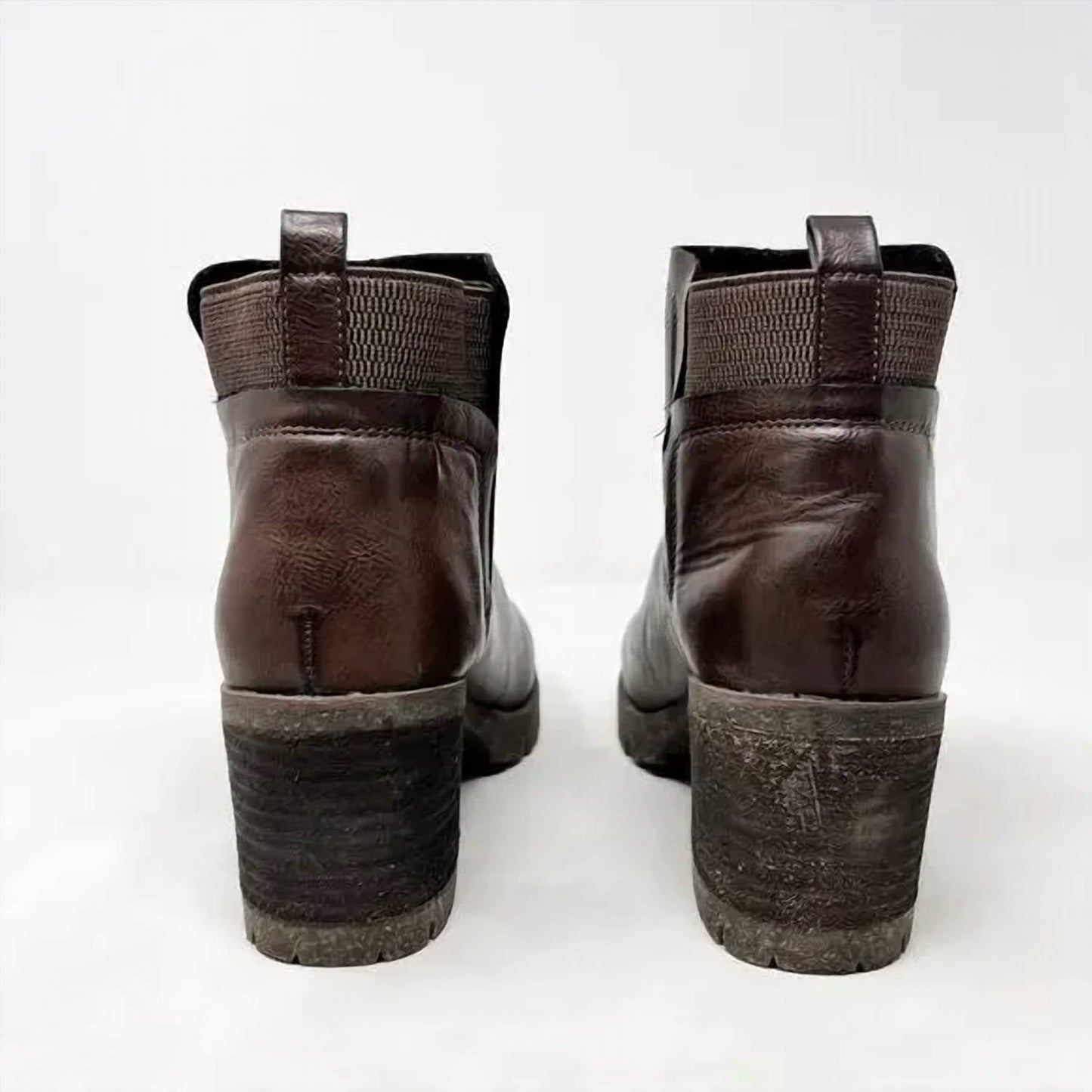 Korks - Women's Elsie Lug Sole Heeled Booties