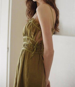 A.Ren - Ruched Maxi Dress