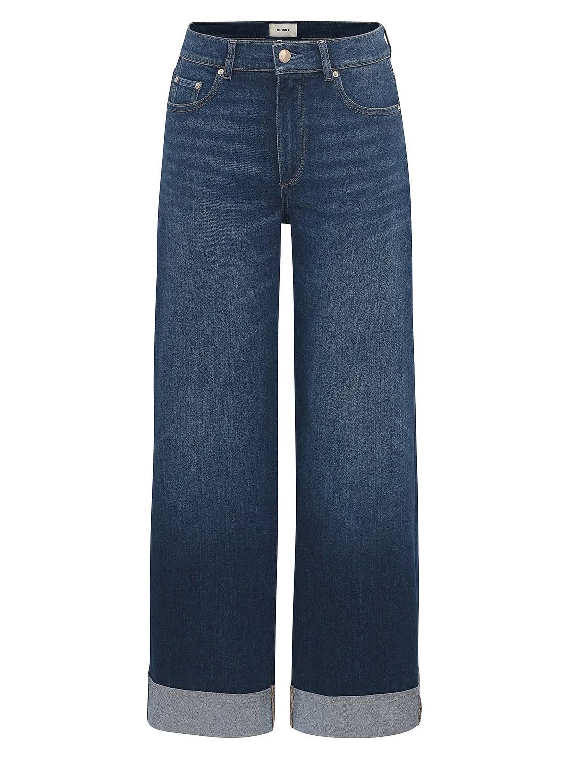 Dl1961 - Women'S - Hepburn Wide Leg Vintage Mid Rise Jeans