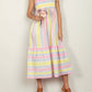 Trendsi - Very J Striped Woven Smocked Midi Cami Dress