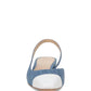 Veronica Beard - Cecile Denim Cap-Toe Slingback Sandals