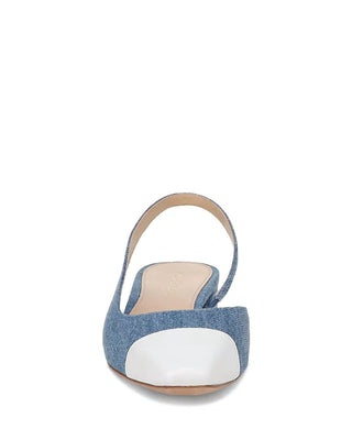 Veronica Beard - Sandálias Cecile Denim Cap-Toe Slingback