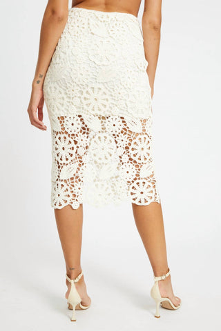 Caballero - Daya Lace Midi Skirt