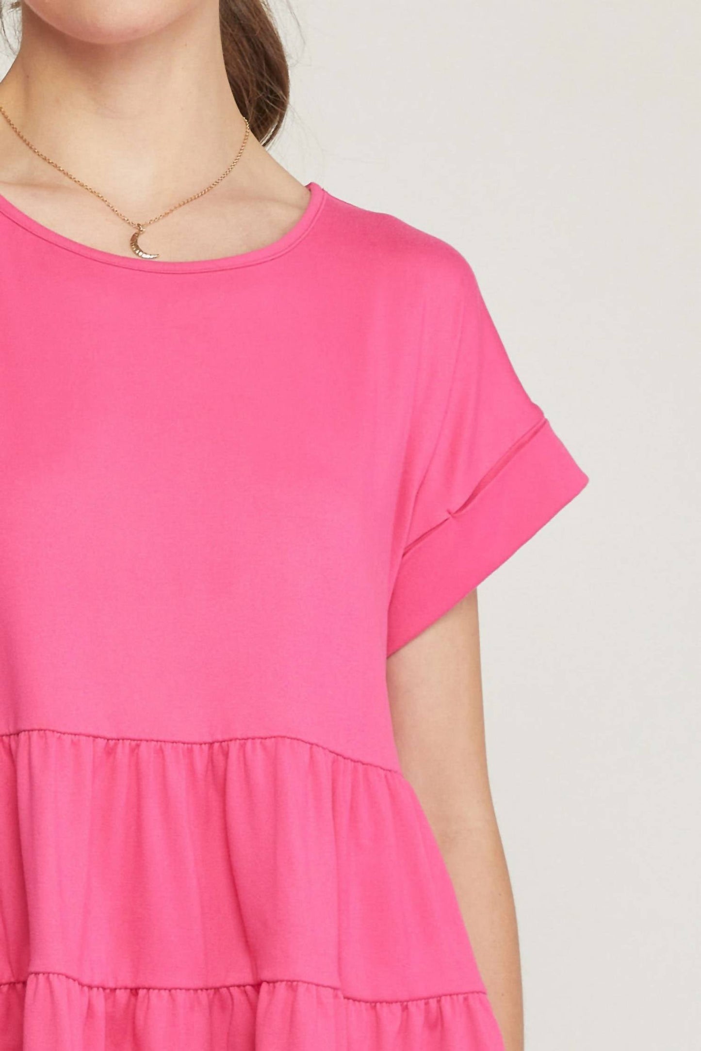 Entro - Short Sleeve Tiered Tunic