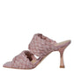 Silent D - WOMEN'S WEBSTA RAFIA SANDALS