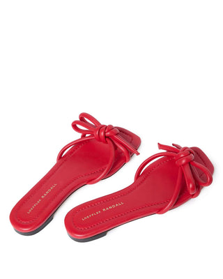 Loeffler Randall - Sandália Rasa Hadley de Couro com Laço para Mulher