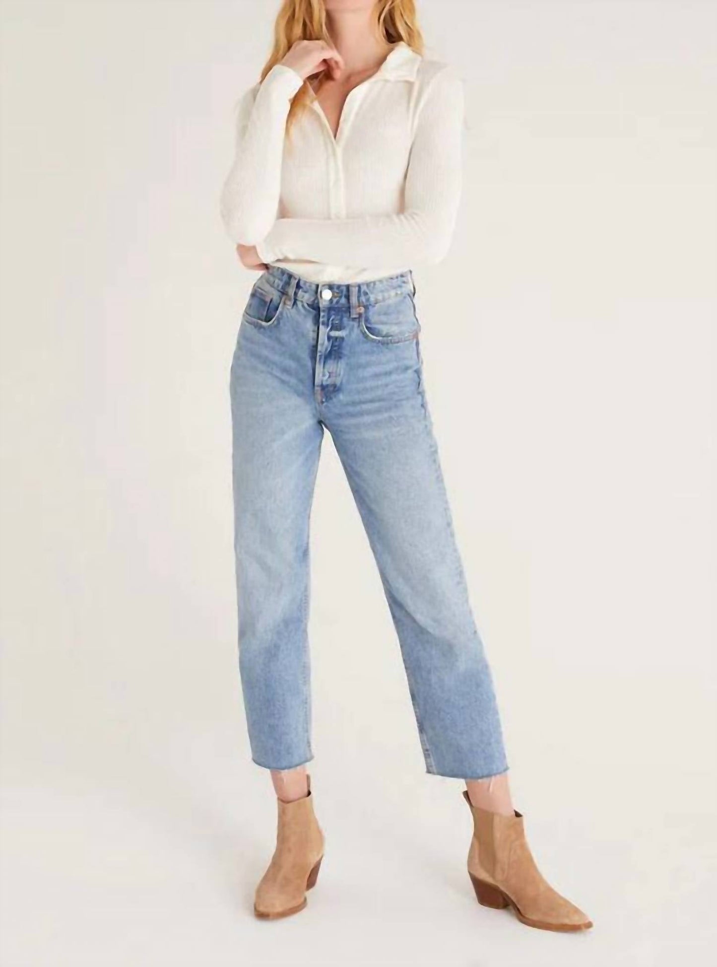 Z Supply - Adrienne Rib Button Up Top