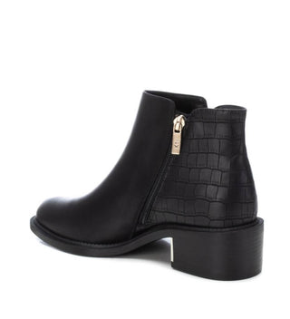Xti - Botas de cano curto femininas de couro sintético