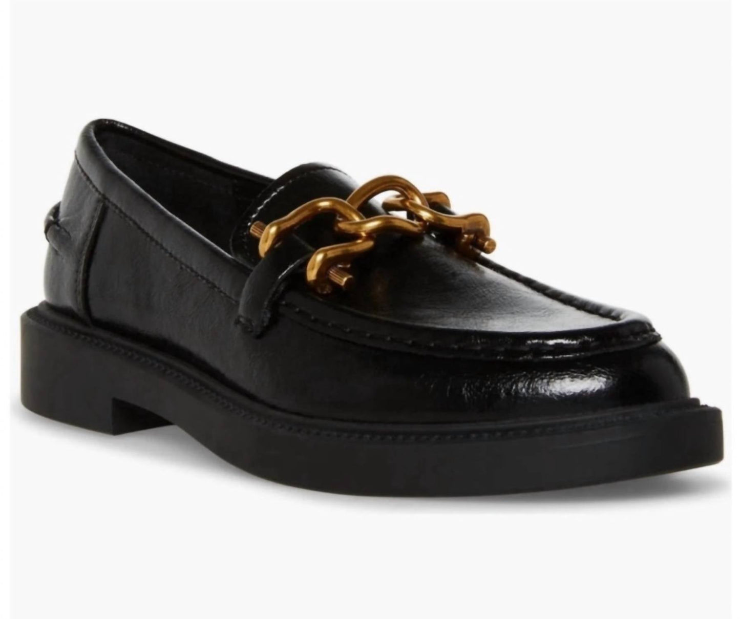 Steve Madden - Women's Karmine Leather Chunky Chain Loafer