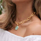 Debbie Katz - Women's Aria Cat Eye Stone Necklace