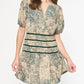 Entro - Forest Toile Mini Dress