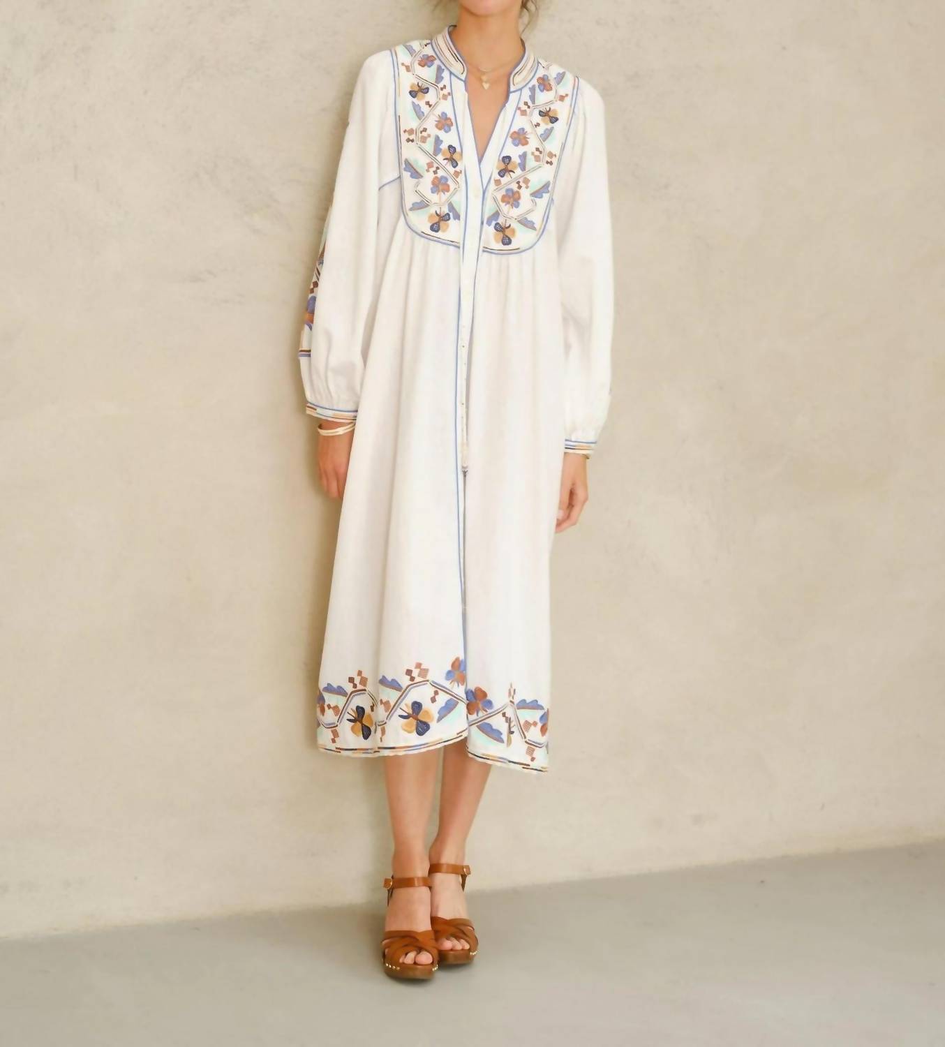 M.A.B.E. - Arielle Embellished Tunic Dress