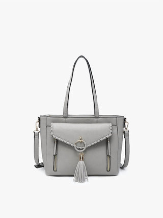Jen &amp; Co. - Bolsa tote feminina Jordyn Whipstitch Pocket