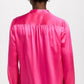 L'Agence - Bianca Band Collar Blouse - Petite