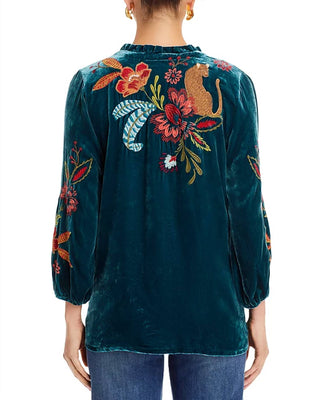 Johnny Was - Blusa Isabella Velvet Field