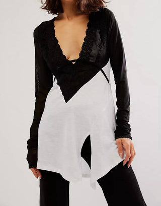 Free People - Blusa de manga comprida Stock