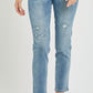 Risen - Mid Rise Tapered Jeans