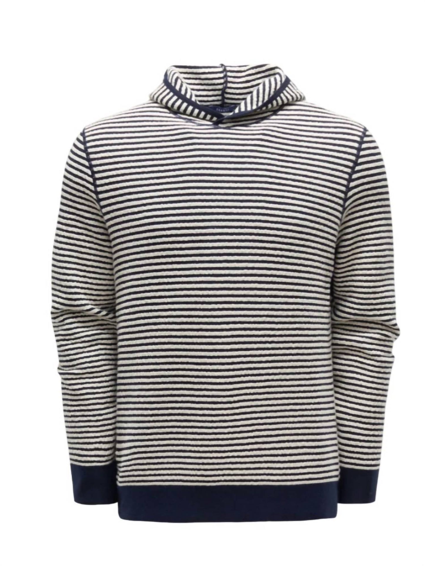 04651/ - Seersucker Hoodie Sweater
