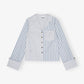 Ganni - Stripe Cotton Shirt