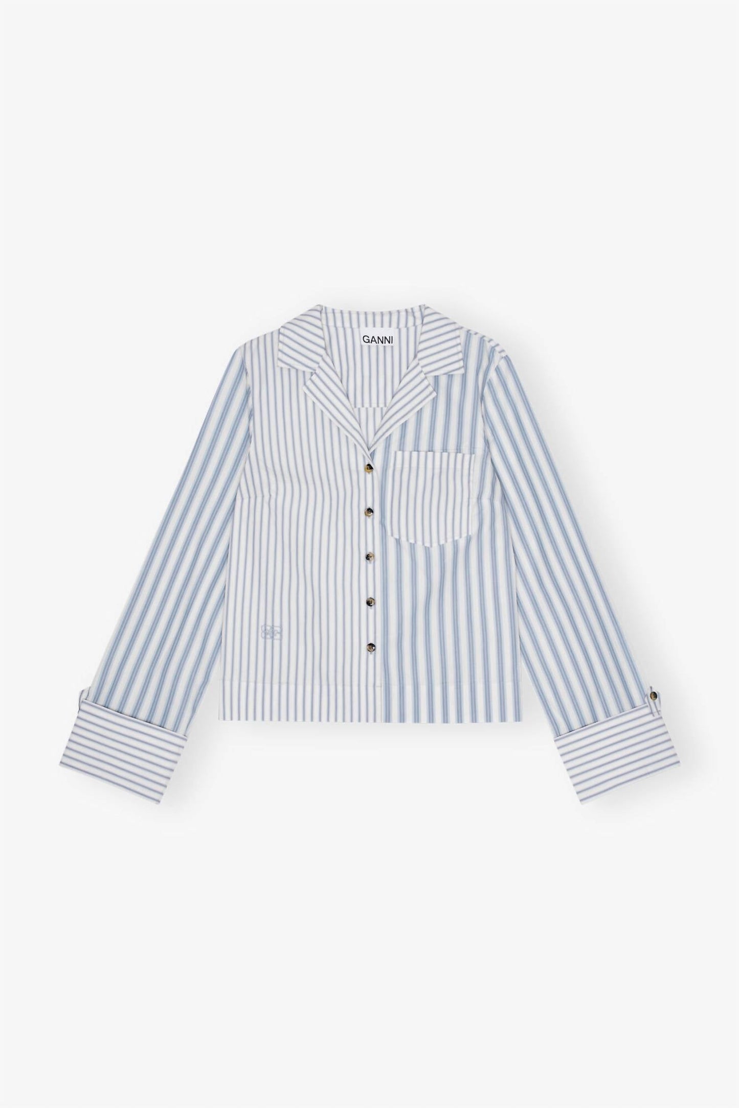 Ganni - Stripe Cotton Shirt