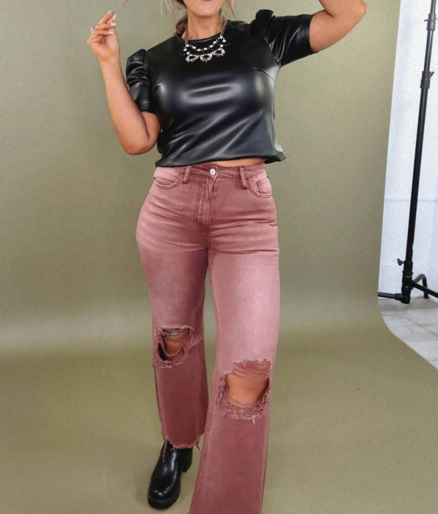 Vervet By Flying Monkey - Brooks Distressed Jean