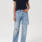 Agolde - Amryn Double Layer Ripped Straight Leg Jeans
