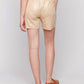 Charlie B - Foil Linen Shorts