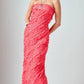 2.7 August Apparel - Juliette Ruffled Maxi Dress