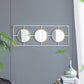 3 Mirror Piece Wall Mirror in Rectangular Frame