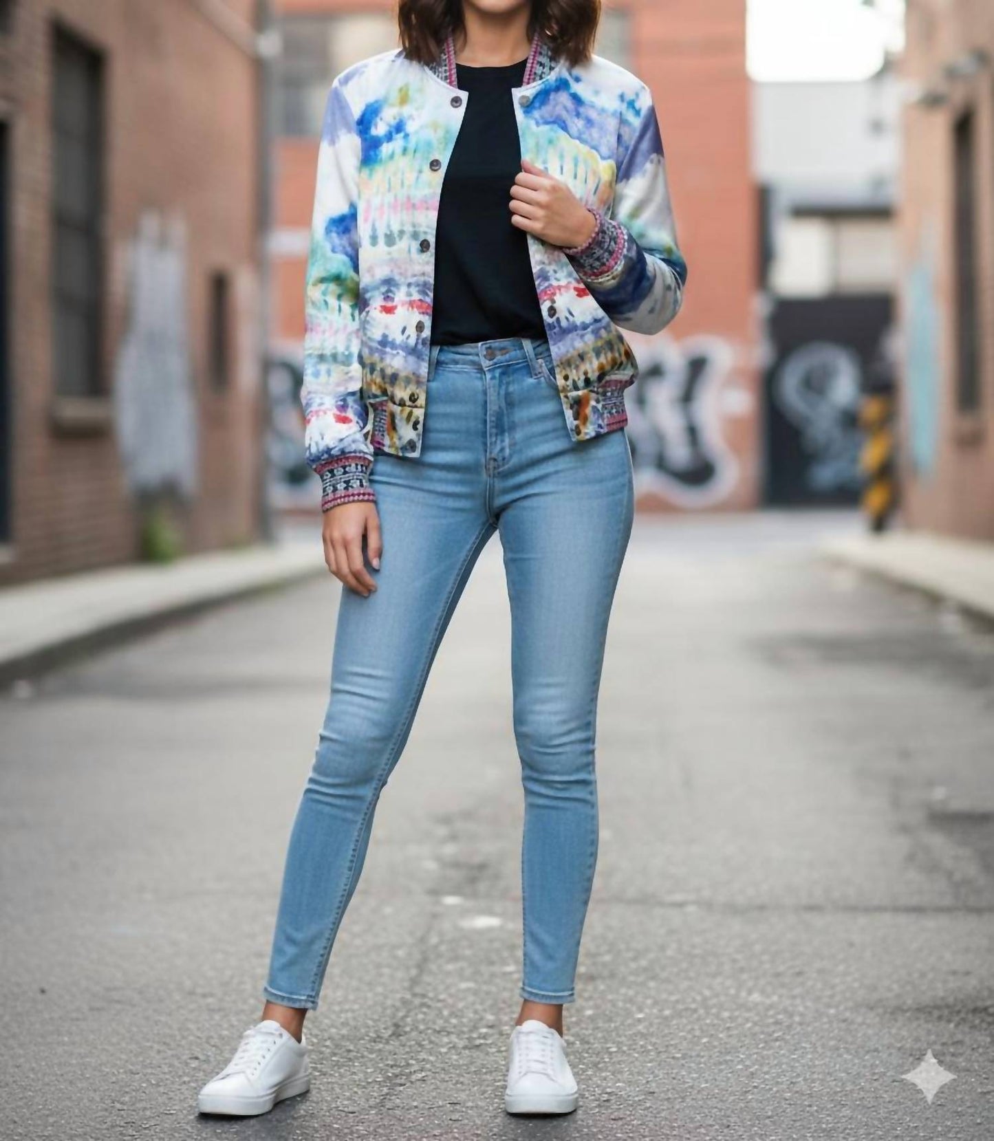 Amiri - Women's Tie Dye Bomber Jacket
