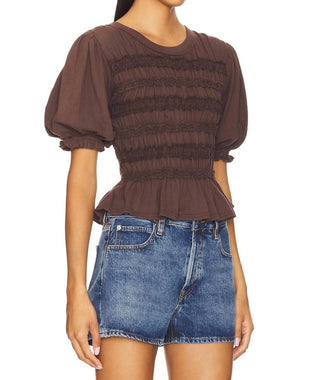 Free People - Maxey Knit Short Sleeve Top