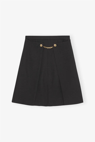 Ganni - Light Twill Suiting Skirt