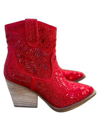 Very G - Botas femininas Maze Of Life com strass
