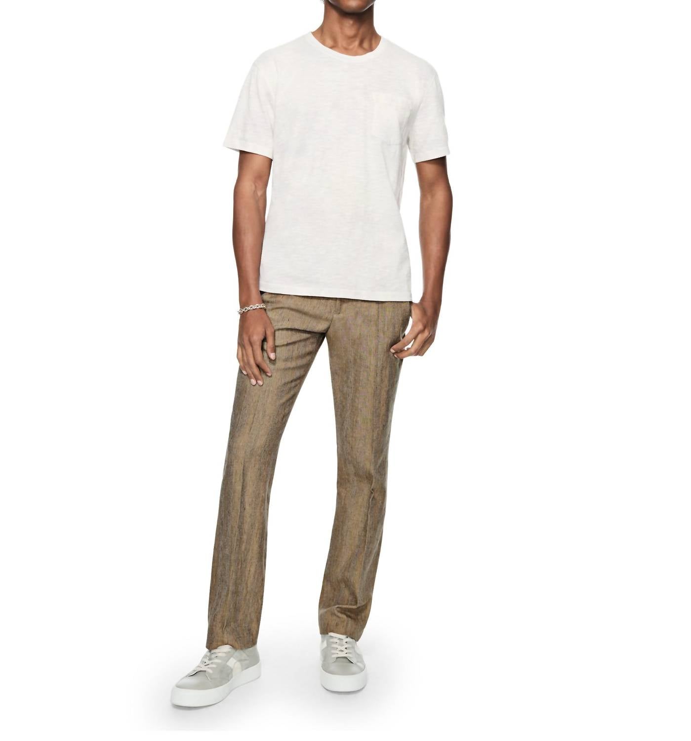 On This Day - Herringbone Straight-leg Stretch Pants