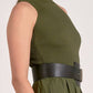 Elan - Elsie Mixed Media Maxi Dress