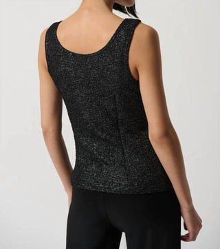 Joseph Ribkoff - Conjunto de duas peças em malha texturizada com acabamento brilhante