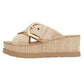 Fortune Dynamic - Women's Platform Cross Strap Sandals