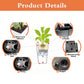 Pack of 2 Square Planters with Automatic Watering System