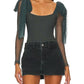 Free People - Tongue Tied Mesh Detail Bodysuit