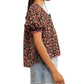 Free People - Astra Peasant Floral Print Top
