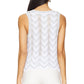 525 America - Kayla Chevron Scalloped Tank