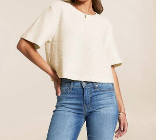 Z Supply - Blusa de moletom feminina Curran Looped Terry