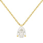 Allyanna Gifts - Women's Moissanite Pear Shape Solitaire Necklace